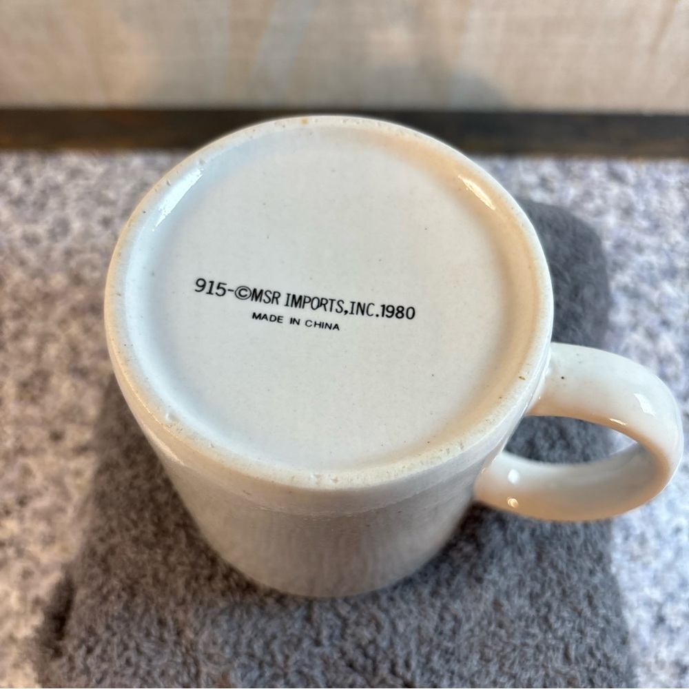 " HAIR STYLISTS ARE SHEAR PLEASURE ", CERAMIC COFFEE CUP / MUG, VINTAGE - Picture 5 of 5